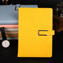 Work Meeting Business Notepad Gift Box Student Journal Diary Retro A5 Magnetic Snap Business Notebook Logo