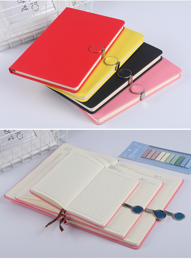 A5 Business Notebook Imitation Leather B5 Office Conference Notebook Fashion Creative Notepad Wholesale Printable Logo A5 Business Notebook Imitation Leather B5 Office Conference Notebook Fashion Creative Notepad Wholesale Printable Logo