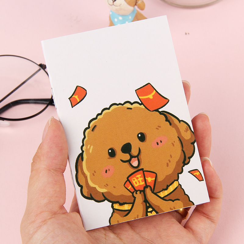 Factory Direct Supply Cartoon Notebook Mini Pockets Notebook Cute Notebook Gift Small Gift Wholesale Custom T