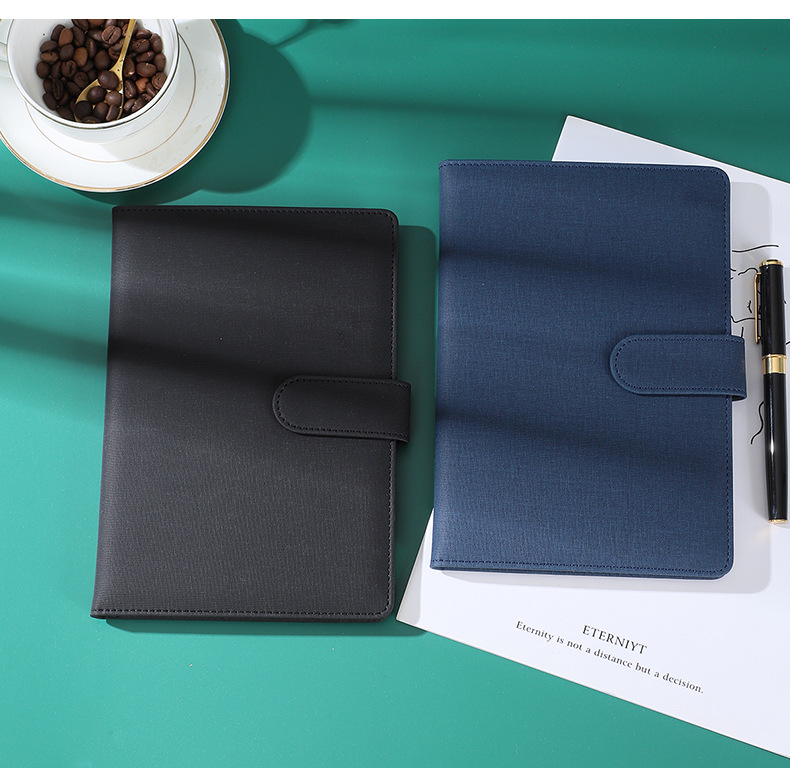 Business Spot A5 Notebook Custom U-Shaped Magnetic Snap Office Stationery Notepad Linen Pattern Gift Custom Logo Business Spot A5 Notebook Custom U-Shaped Magnetic Snap Office Stationery Notepad Linen Pattern Gift Custom Logo
