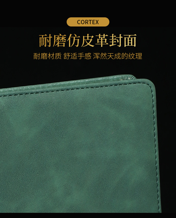 Spot Diary Journal Book Poly Urethane Leather Business Notebook Pack A5 Magnetic Snap Office Notepad Printable Logo