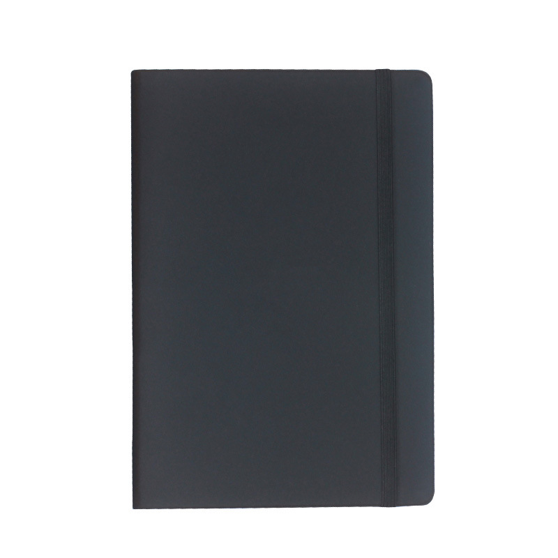 Haoheng A5 Notebook Strap Simple Portable A6 Diary Imitation Leather Cover Thick Notepad Printable Logo