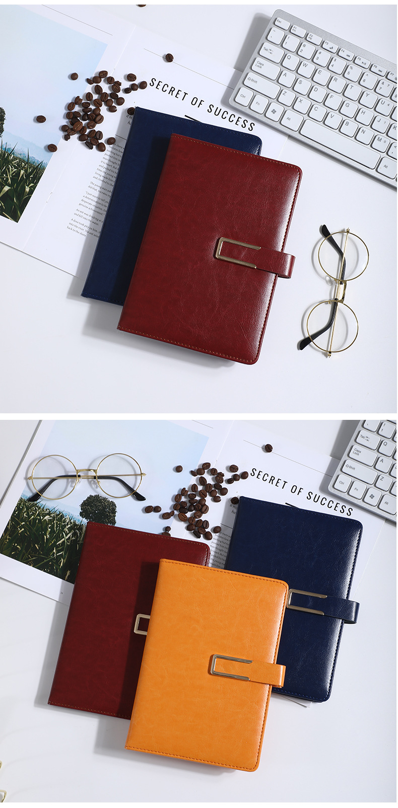 A5 Notepad B5 Business Notebook Custom Soft Leather Journal Book Gift Set Custom Logo Notebook A5 Notepad B5 Business Notebook Custom Soft Leather Journal Book Gift Set Custom Logo Notebook