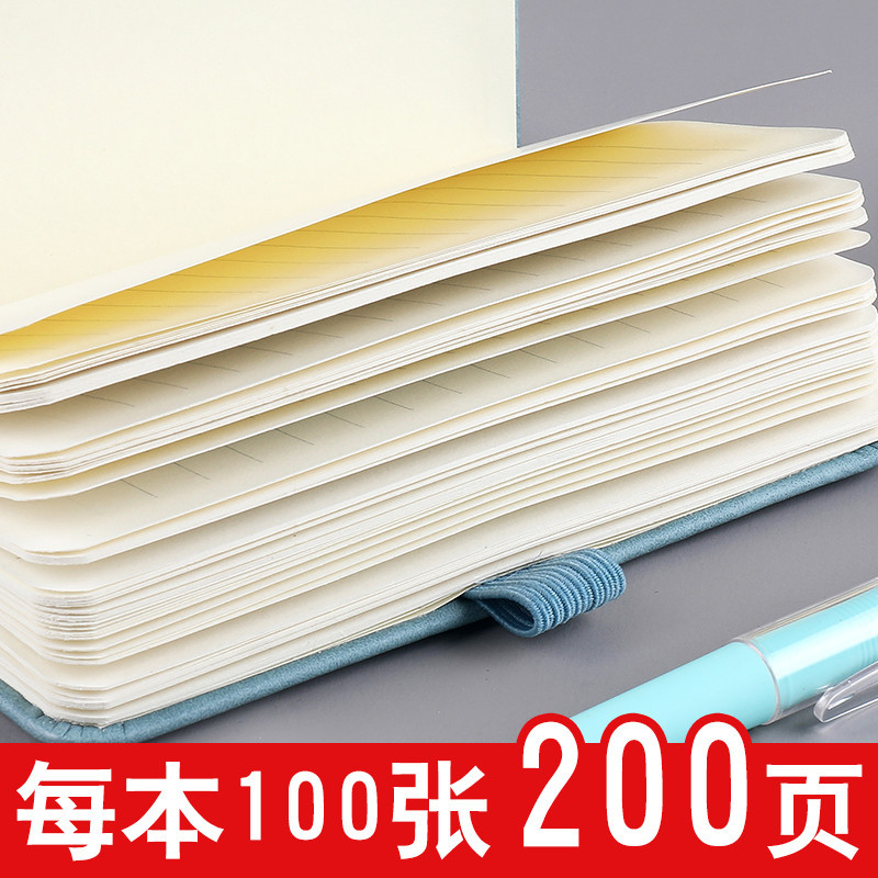 A7 Color Elastic Bandage Portable Notebook Wholesale Student Memo Skin Feeling Leather Portable Pocket Journal Book