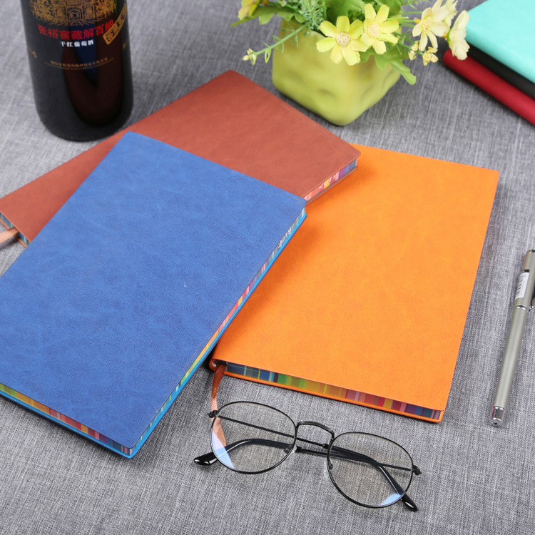 Manufacturer Customized 10 Open Soft Leather Intimate Business Pu Buckle Notebook Pack Faux Leather Notepad Customized Logo