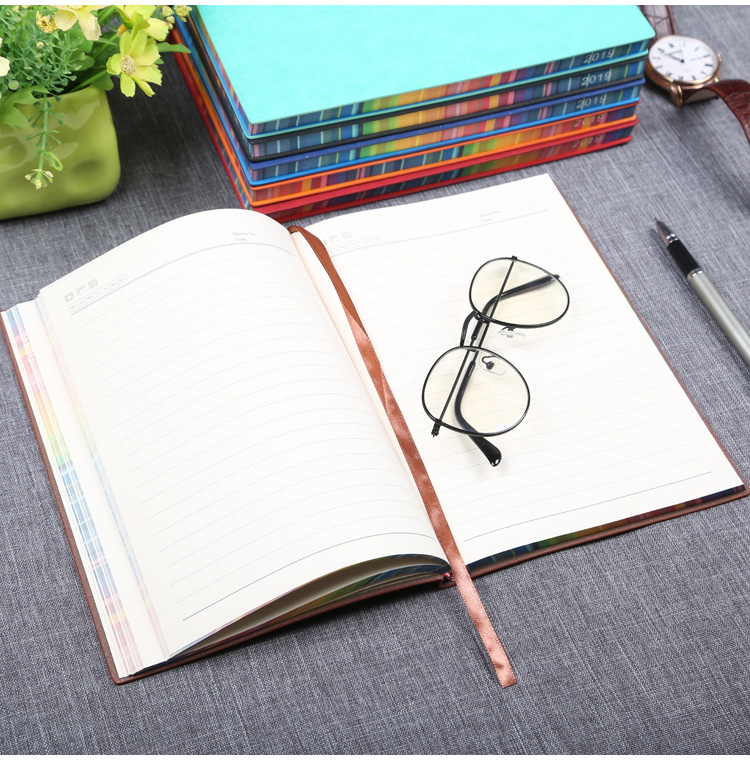 Manufacturer Customized 10 Open Soft Leather Intimate Business Pu Buckle Notebook Pack Faux Leather Notepad Customized Logo