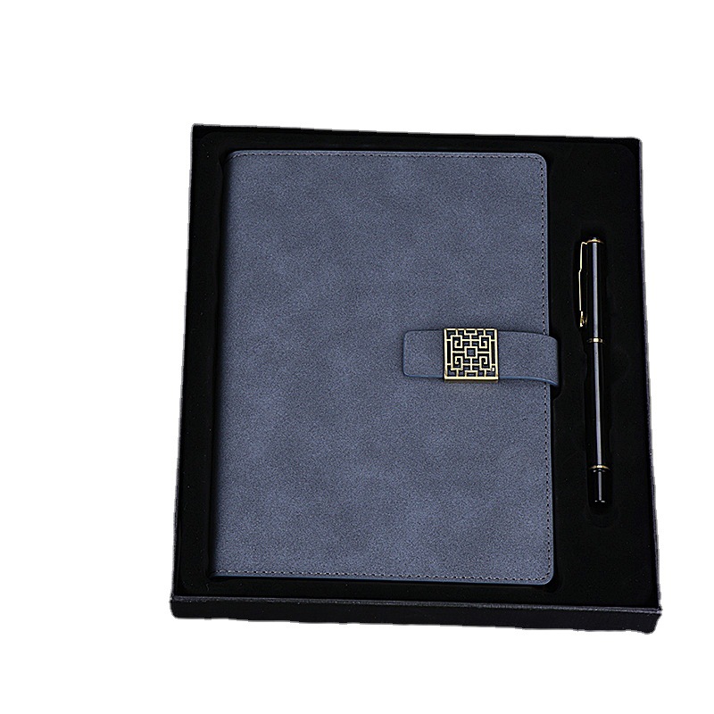 Jianxun Business Notebook Logo Notepad Set High-End Creative Office Factory Wholesale Student Notebook