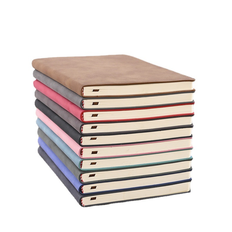 Sheepskin Notebook Custom Creative Business Diary Retro Imitation Leather PU Notepad Set Custom Logo