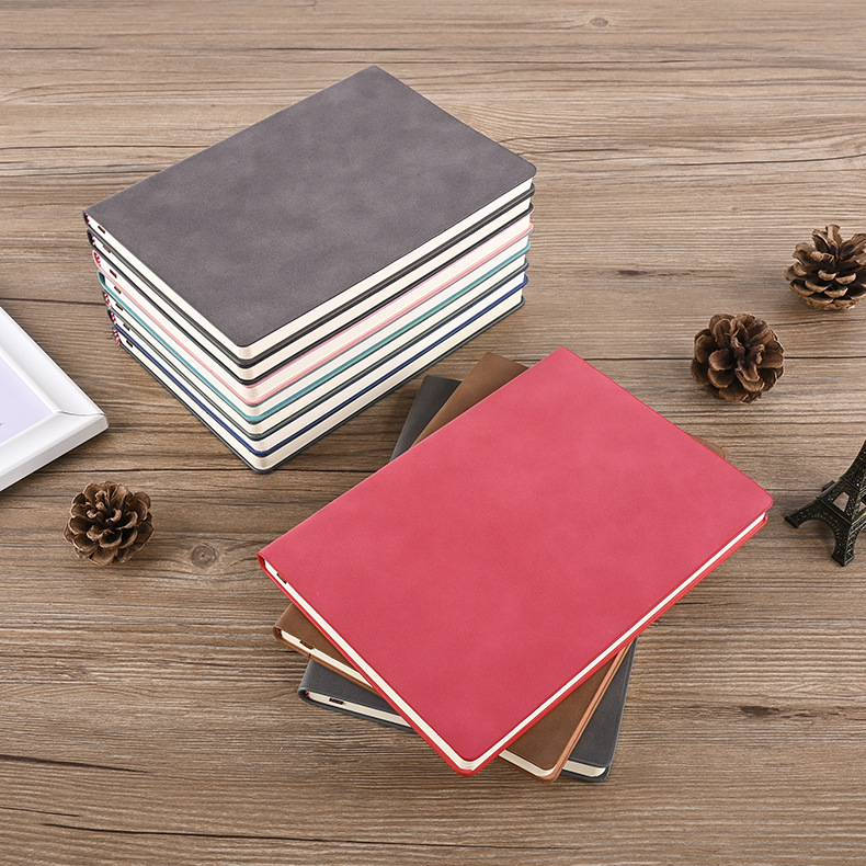 Sheepskin Notebook Custom Creative Business Diary Retro Imitation Leather PU Notepad Set Custom Logo