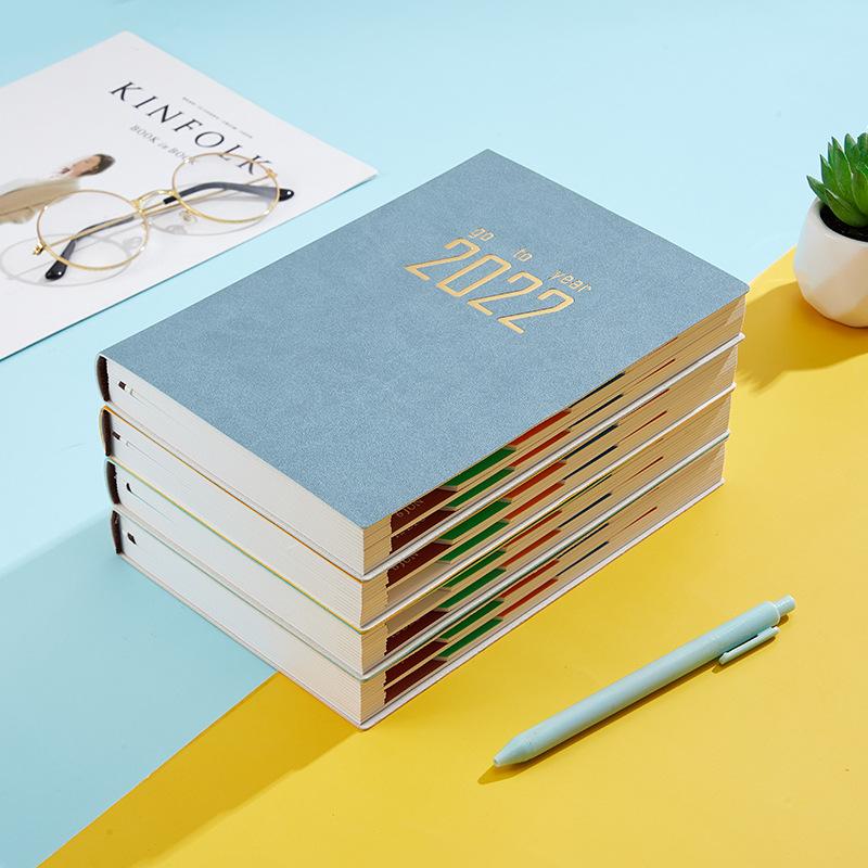 2022 Schedule Book A5 Efficiency Manual 365 Daily Planner Time Management Manual Notebook Logo Can Be Added