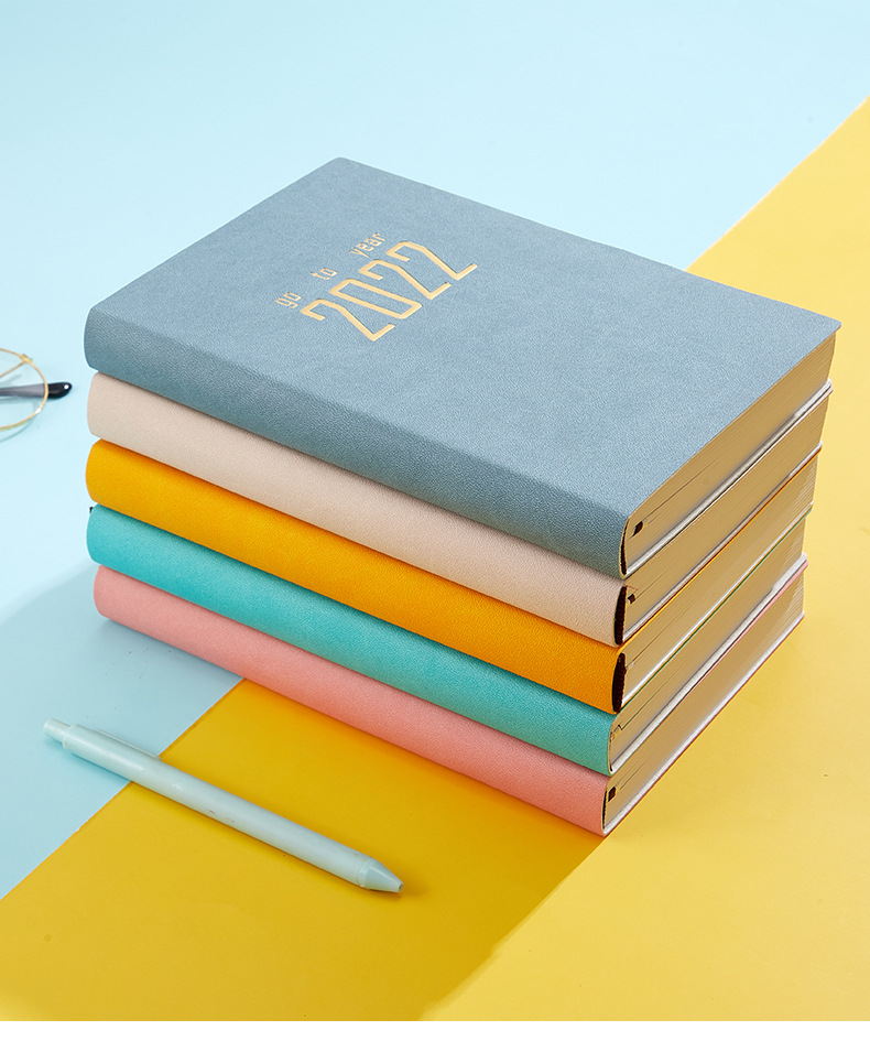 2022 Schedule Book A5 Efficiency Manual 365 Daily Planner Time Management Manual Notebook Logo Can Be Added