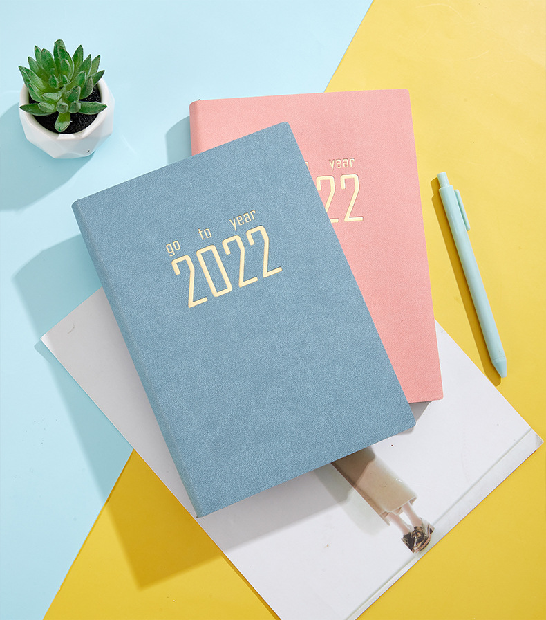2022 Schedule Book A5 Efficiency Manual 365 Daily Planner Time Management Manual Notebook Logo Can Be Added