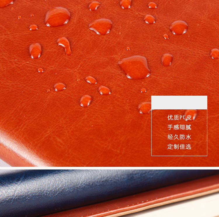 Simple A5 Business Notebook Stationery Student Soft Surface Copy A6 Notepad B5pu Leather Covered Notebook Printed Logo
