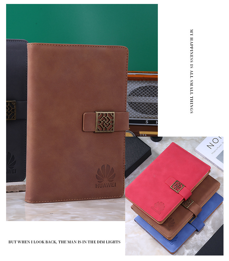Factory Spot A5 Yangba Journal Book Office Meeting Pu Notebook Gift Business Notebook Pack Plus Logo