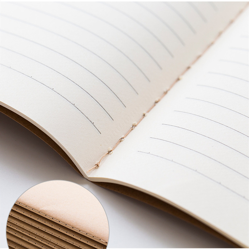 Cowhide Exercise Book 16K Student English Noteboy Composition Noteboy Notebook for Correction Blank B5 Cowhide Notepad Wholesale