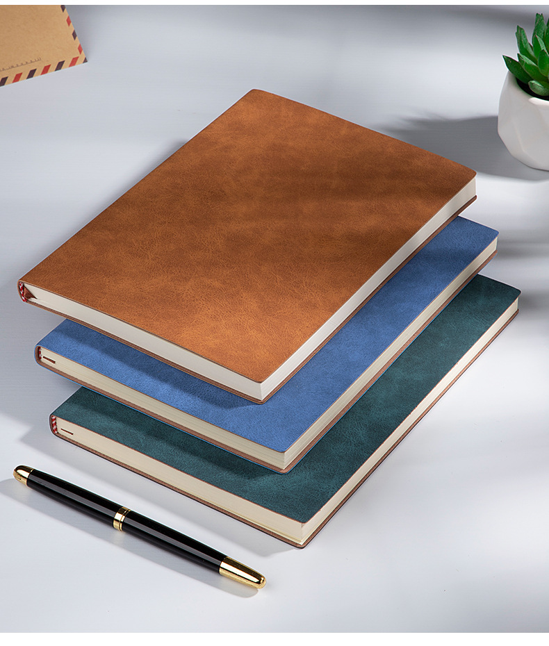 Customized Enterprise B5 Business Stationery Notebook Set Journal Book Soft Leather Sheepskin A5 Notebook Customized Logo Customized Enterprise B5 Business Stationery Notebook Set Journal Book Soft Leather Sheepskin A5 Notebook Customized Logo