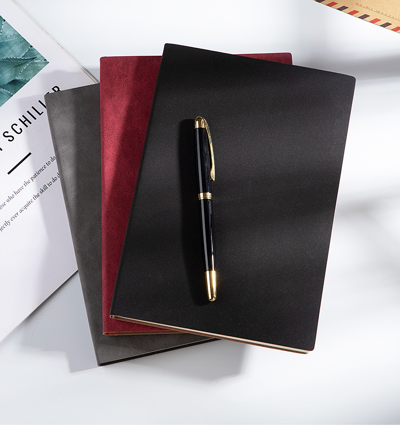 Customized Enterprise B5 Business Stationery Notebook Set Journal Book Soft Leather Sheepskin A5 Notebook Customized Logo Customized Enterprise B5 Business Stationery Notebook Set Journal Book Soft Leather Sheepskin A5 Notebook Customized Logo