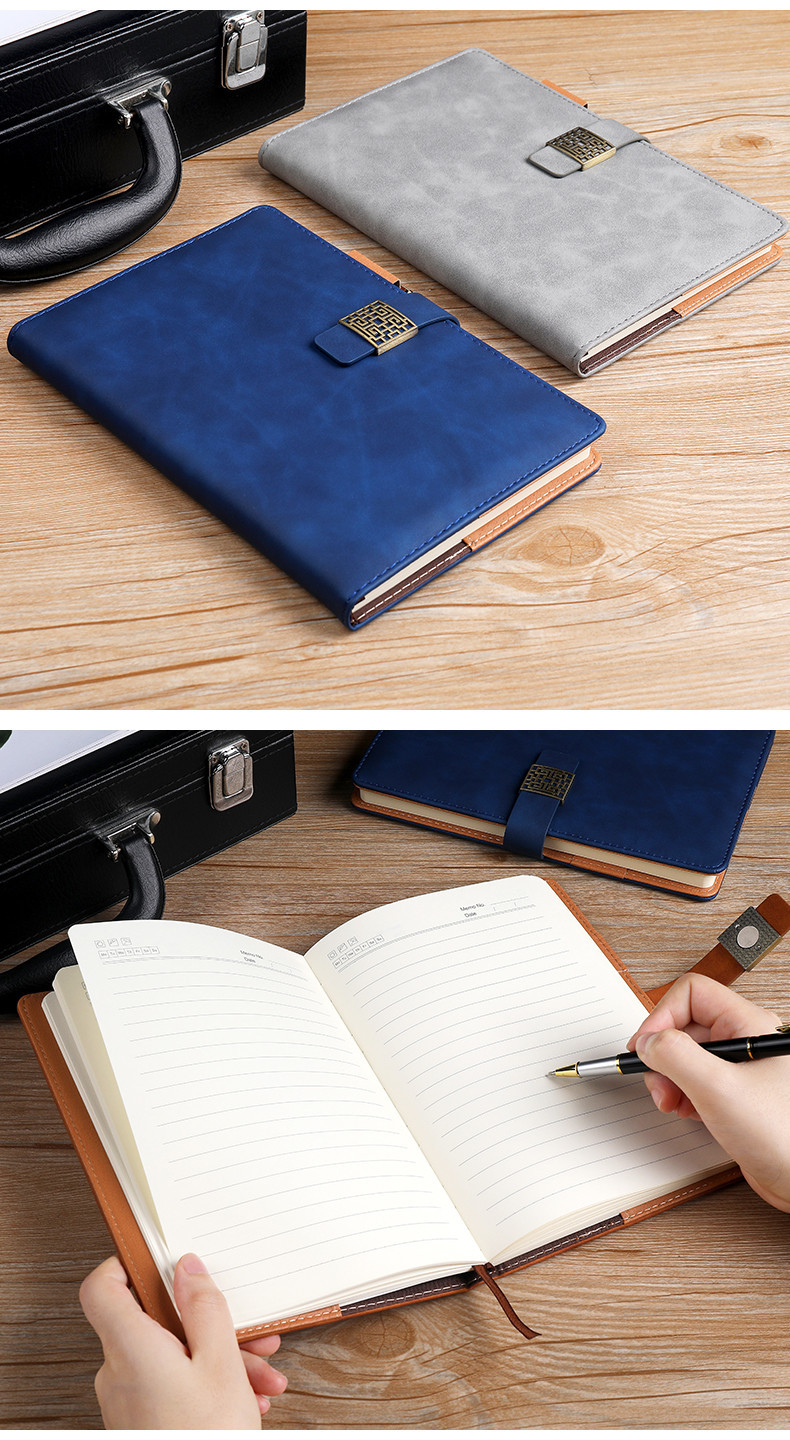 Window Flower Buckle A5 Sheepskin Notebook Buckle Business Diary Gift Set Notepad Custom Logo Spot Window Flower Buckle A5 Sheepskin Notebook Buckle Business Diary Gift Set Notepad Custom Logo Spot