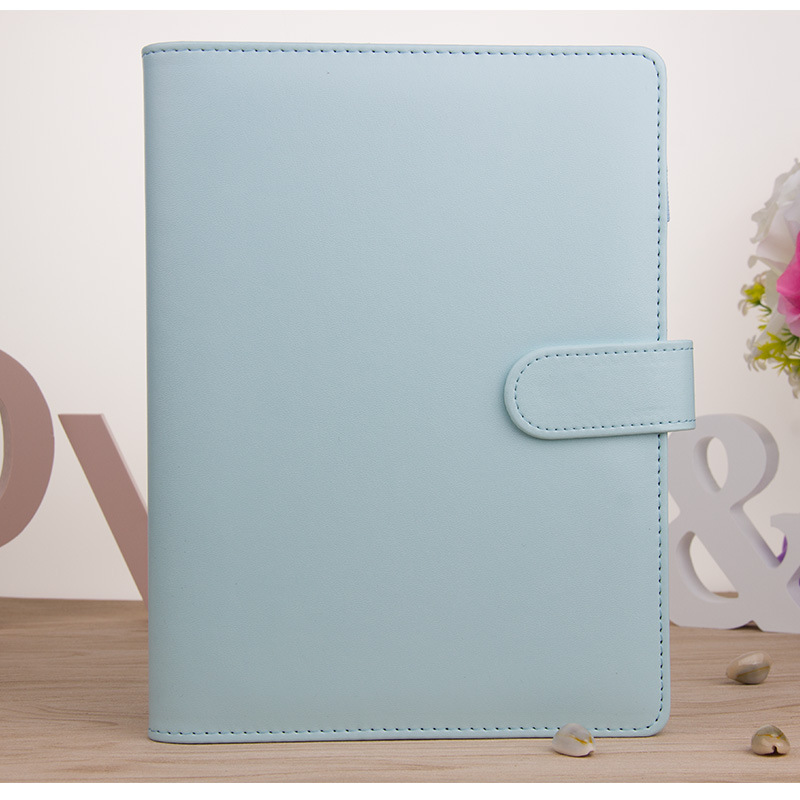 Korean Creative Journal Book Macaron Notepad Loose-Leaf Notebook Journal Book A5a6 Customizable Logo