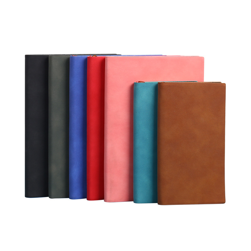 Thickened Notebook Gift Box A5a6 Business Retro Sheepskin Notepad Printable Logo Soft Leather Surface Notebook