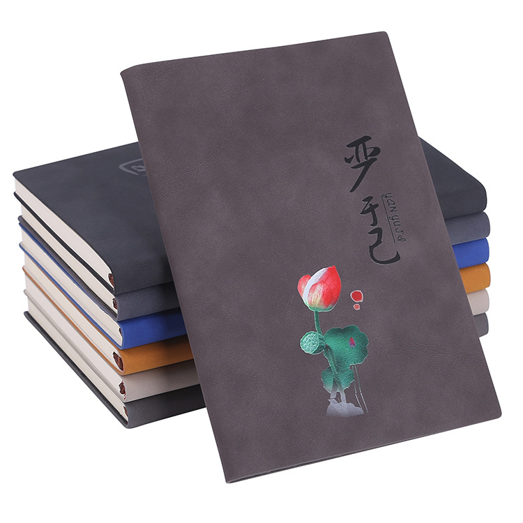 A5 Sheepskin Business Notebook Retro Creative B5 Notepad Set Journal Book Conference Notebook in Stock Wholesale