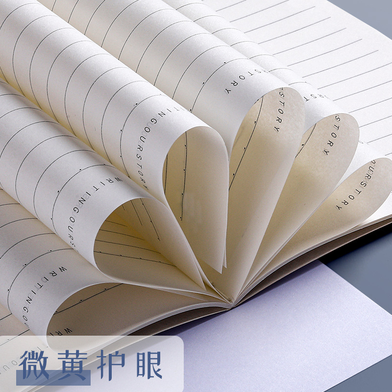 Kabaxiong Notebook Simple Ins Style for College Students Creative Thickening A5/B5 Practice Note Exercise Book Cute