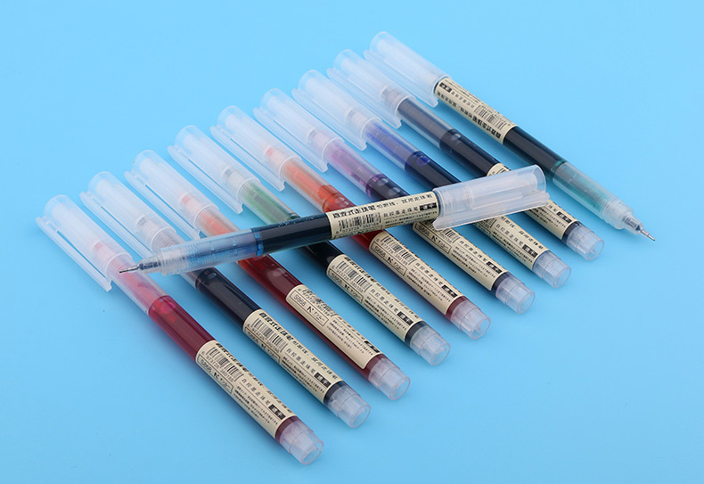 Straight Liquid Large Capacity Student Gel Pen Internet Celebrity Notebook Business Black Signature Pen Multi-Color Fixed Logo Advertising Straight Liquid Large Capacity Student Gel Pen Internet Celebrity Notebook Business Black Signature Pen Multi-Color Fixed Logo Advertising