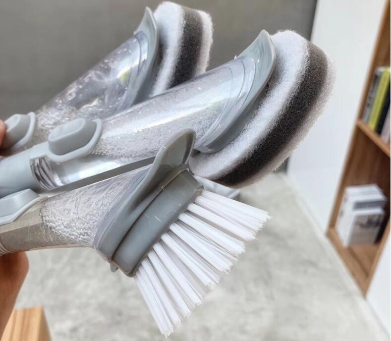 Brush pot Brush dishes wash dishes kitchen household household long handle clean lather dishwashing liquid automatic liquid clean pot Brush Brush pot Brush dishes wash dishes kitchen household household long handle clean lather dishwashing liquid automatic liquid clean pot Brush