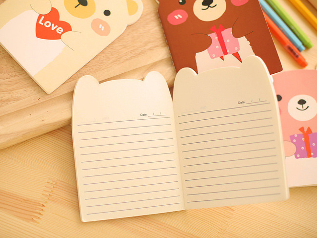 T Korean Creative Stationery Cute Bear Notebook Small Animal Notepad Cartoon Portable Book Student Prize T Korean Creative Stationery Cute Bear Notebook Small Animal Notepad Cartoon Portable Book Student Prize
