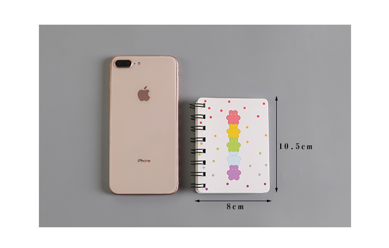 Zhishun Xuan Ya Small Flower Flip Coil Notebook Student Mini-Portable Loose-Leaf Notebook Notepad A7 Pockets Notebook