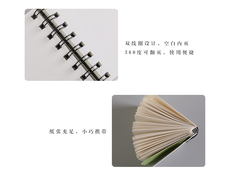 Zhishun Xuan Ya Small Flower Flip Coil Notebook Student Mini-Portable Loose-Leaf Notebook Notepad A7 Pockets Notebook