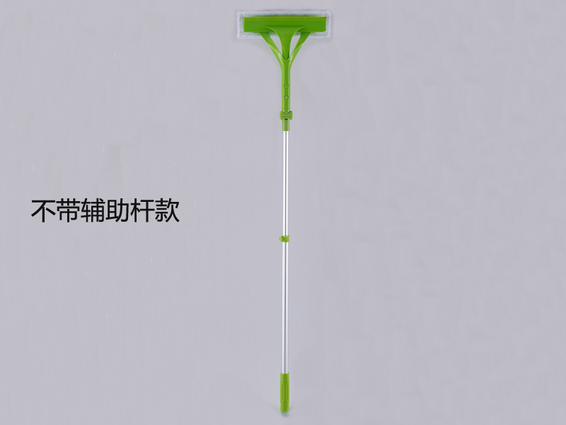 Multi-function telescopic rod double-face window cleaner cleaning brush tool single lever double-sided clean glass 