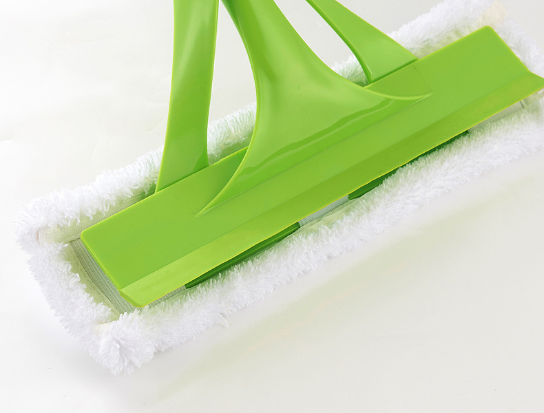 Multi-function telescopic rod double-face window cleaner cleaning brush tool single lever double-sided clean glass 