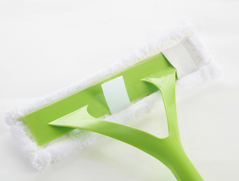 Multi-function telescopic rod double-face window cleaner cleaning brush tool single lever double-sided clean glass 