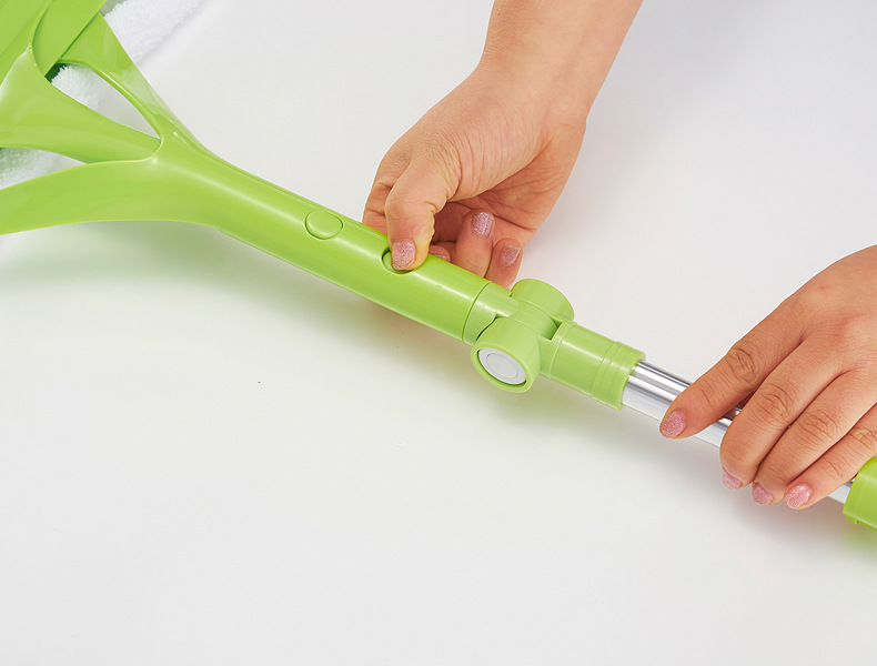 Multi-function telescopic rod double-face window cleaner cleaning brush tool single lever double-sided clean glass 