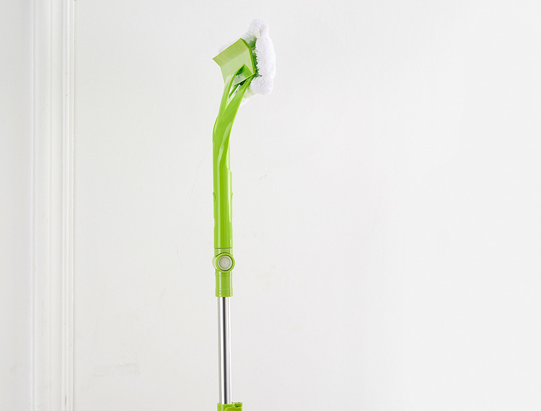 Multi-function telescopic rod double-face window cleaner cleaning brush tool single lever double-sided clean glass 