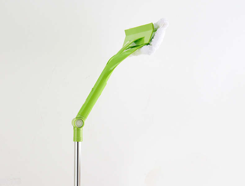 Multi-function telescopic rod double-face window cleaner cleaning brush tool single lever double-sided clean glass 