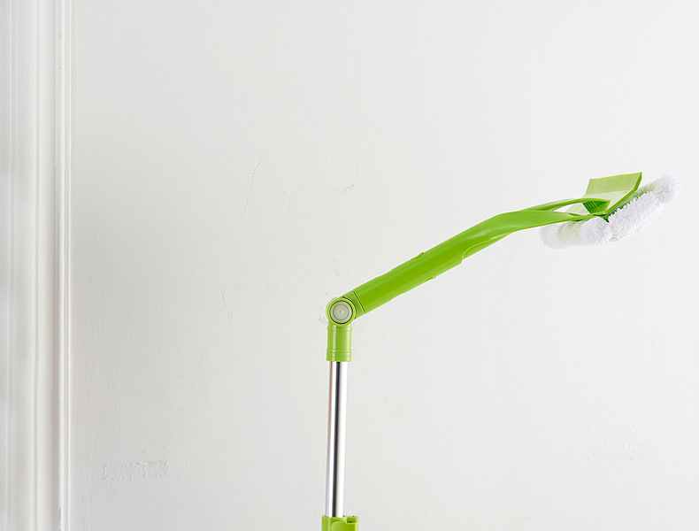 Multi-function telescopic rod double-face window cleaner cleaning brush tool single lever double-sided clean glass 
