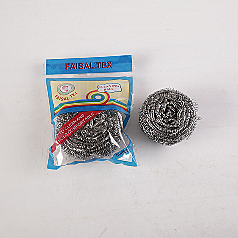 Cleaning supplies stainless steel ball washing dishes Cleaning ball in use the clean brush ball wholesale