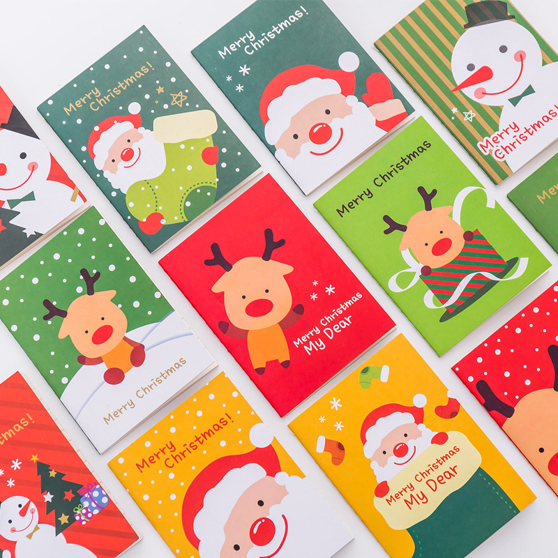 T Korean Stationery Wholesale Pocket Notepad Cute Cartoon Notebook Taobao Small Gift Christmas Notebook
