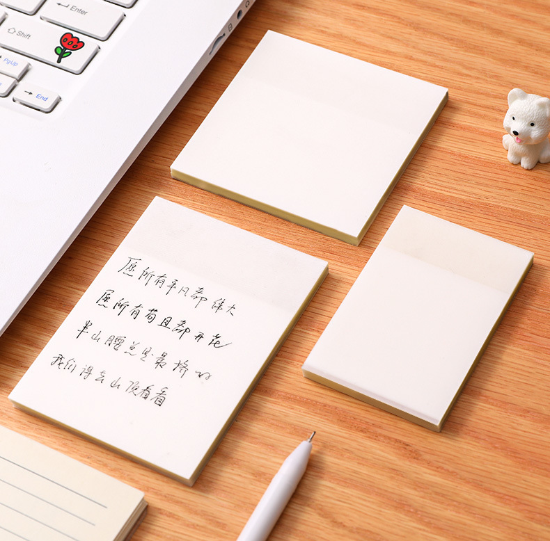 Simple Transparent Sticky Notes Students Use Tear-off Note Small Notebook to Learn Office Memo Can Be Pasted Note Paper Simple Transparent Sticky Notes Students Use Tear-off Note Small Notebook to Learn Office Memo Can Be Pasted Note Paper