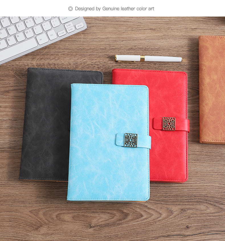 Business A5 Notebook Pack Custom Logo Simple Notepad Gift Set Creative Notepad Thick Diary