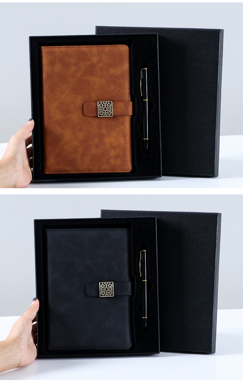 Practical A5 Business Gift Set Notebook Notepad Company Activity Diary Annual Meeting Souvenir Logo