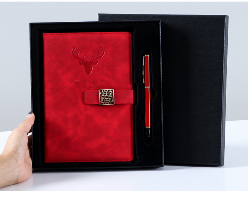 Practical A5 Business Gift Set Notebook Notepad Company Activity Diary Annual Meeting Souvenir Logo