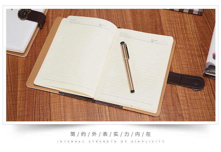 Chinese Style Notebook Spot Vintage Imitation Leather Journal Book Business Simplicity A5 Diary Teacher's Day Gift Set Chinese Style Notebook Spot Vintage Imitation Leather Journal Book Business Simplicity A5 Diary Teacher's Day Gift Set