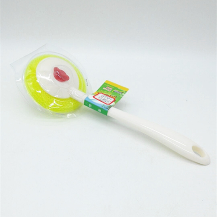 Bamboo fiber long handle pot brush can be hung clean brush to wash the oil brush Bamboo fiber long handle pot brush can be hung clean brush to wash the oil brush