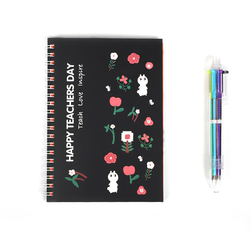 In Stock Wholesale Student Notebook Diary Journal Book Notepad Travel Book Children Pupil Prize Set