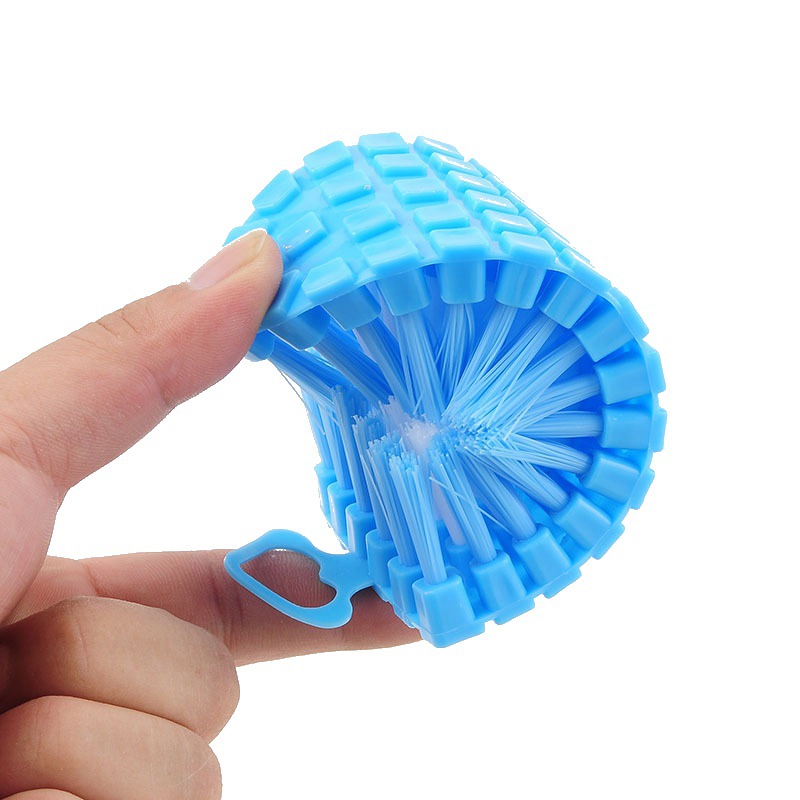 Can bend soft Bristle brush Multifunction Clean Brush remove Dirt Brush Faucet Brush corner bath bath Brush Factory Direct sale