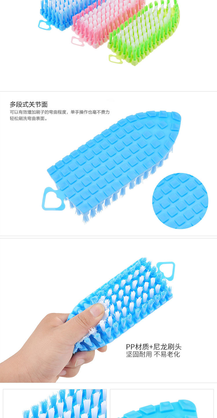 Can bend soft Bristle brush Multifunction Clean Brush remove Dirt Brush Faucet Brush corner bath bath Brush Factory Direct sale