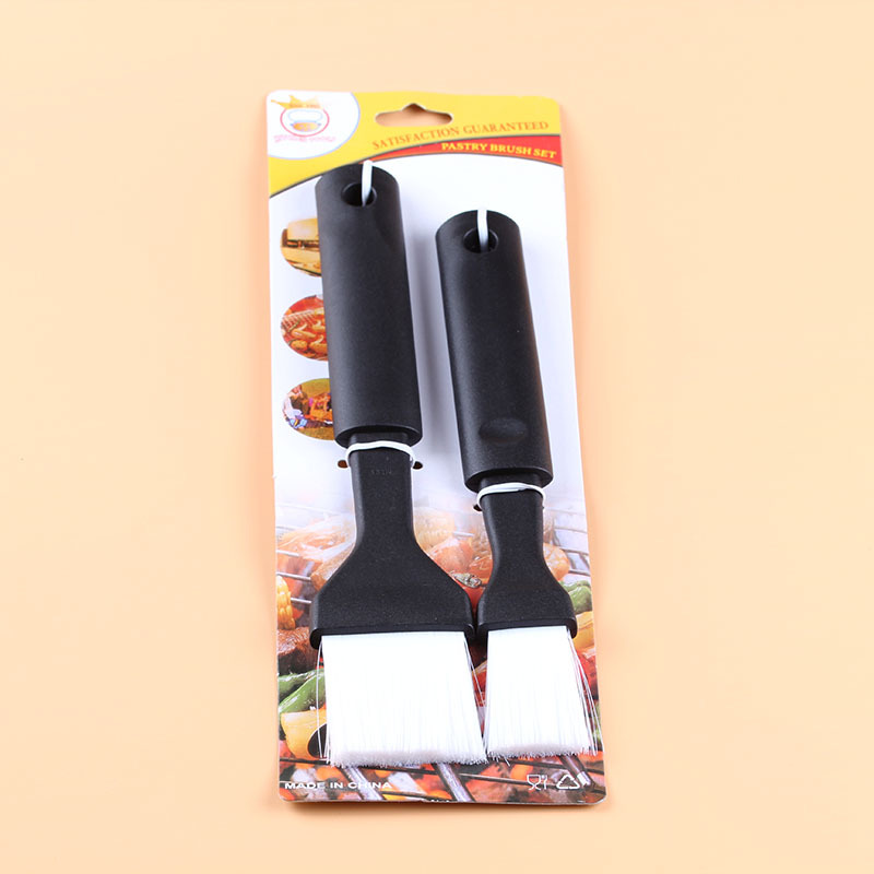 Baking tool grilling brush oil brush long handle high temperature resistant silicone cooking brush easy to clean 2 pieces Baking tool grilling brush oil brush long handle high temperature resistant silicone cooking brush easy to clean 2 pieces